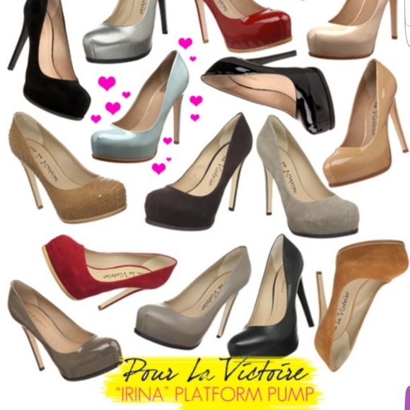 NWOT Suede Pour Le Victoire Irina Pumps 9.5 - Picture 6 of 6